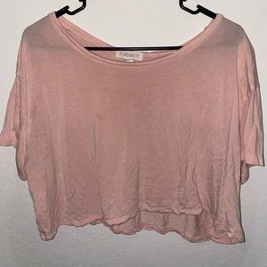 Pink Forever21 crop top